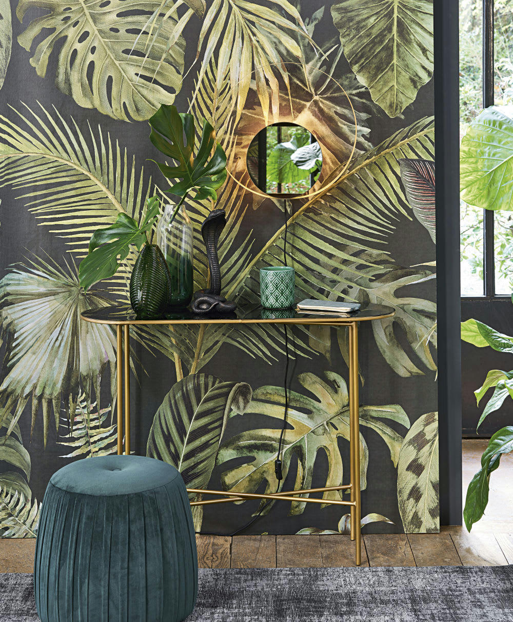 - Papier peint panoramique intissé imprimé végétal 288x350