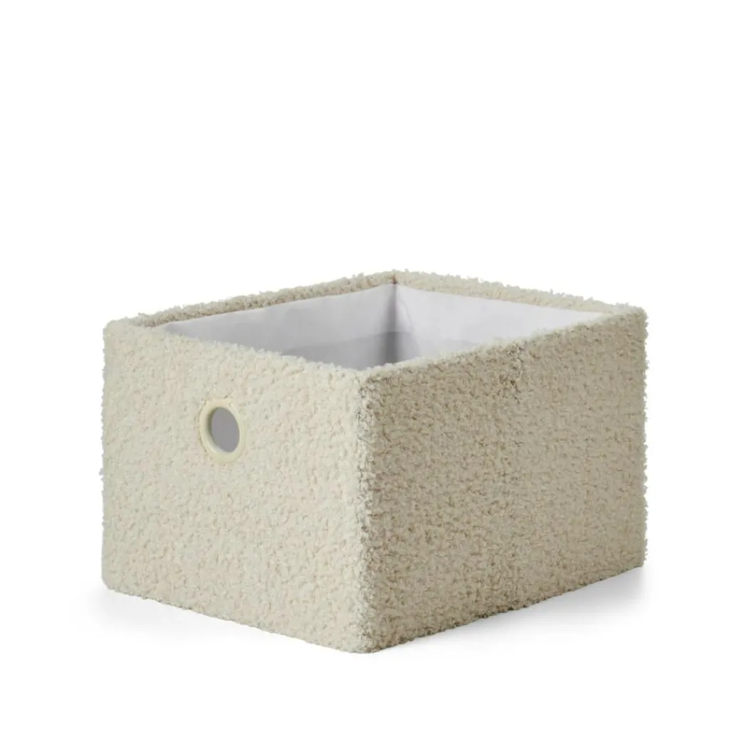Boîtes De Rangement^CASA TEDDY Panier Pliable Blanc Cassé