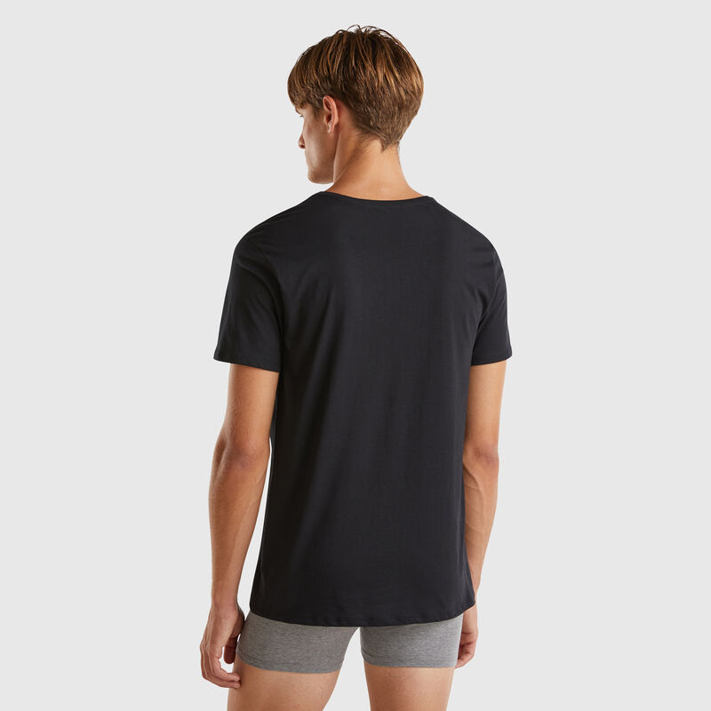 Long fiber cotton t-shirt