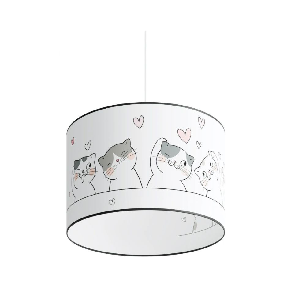 Lampa wisząca CAT 40 biała