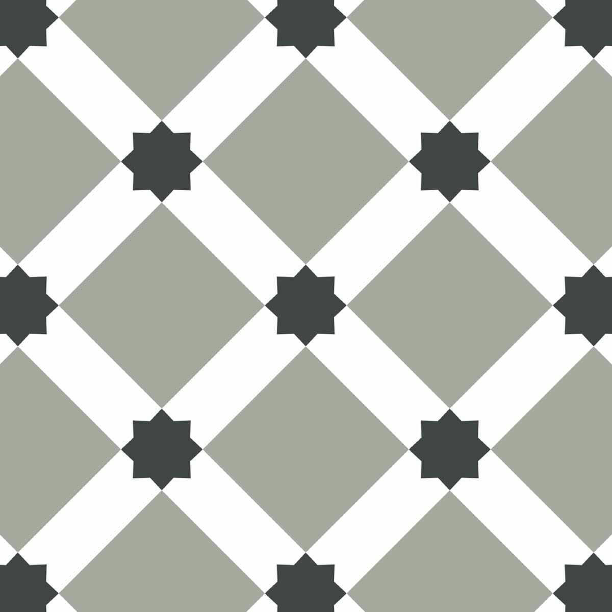 - Stickers carrelage 15 x 15 cm - Carreaux étoilés