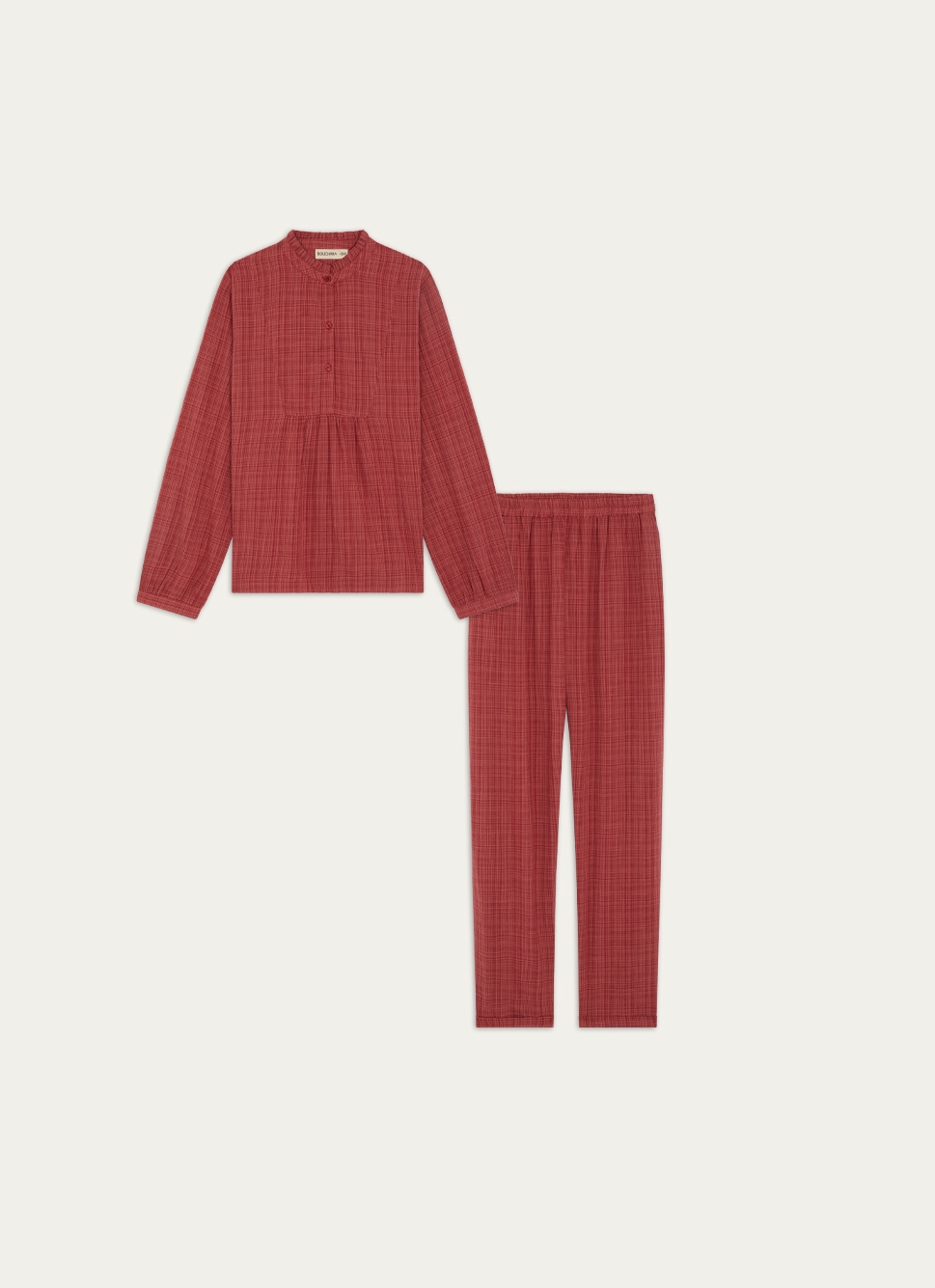 ENSEMBLE DE PYJAMA EN COTON ROSE