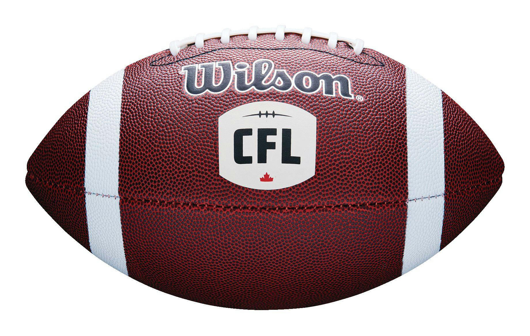 Wilson CFL MVP Official Size Waterproof Rubber Football, Brown