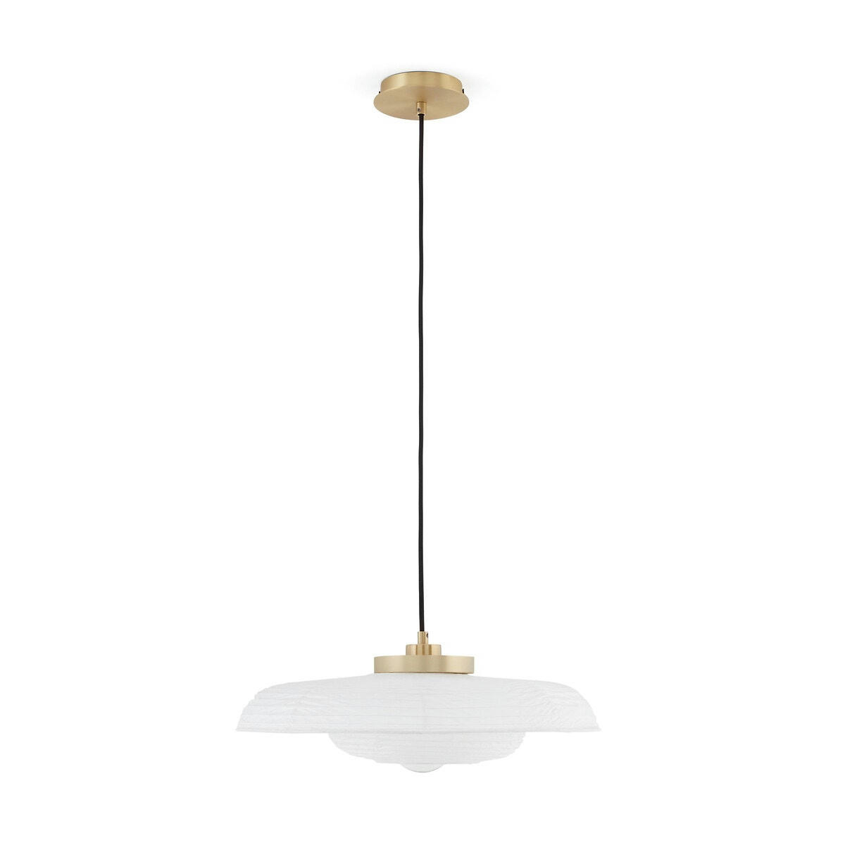 Suspension double en papier et métal acier, Tuuno
