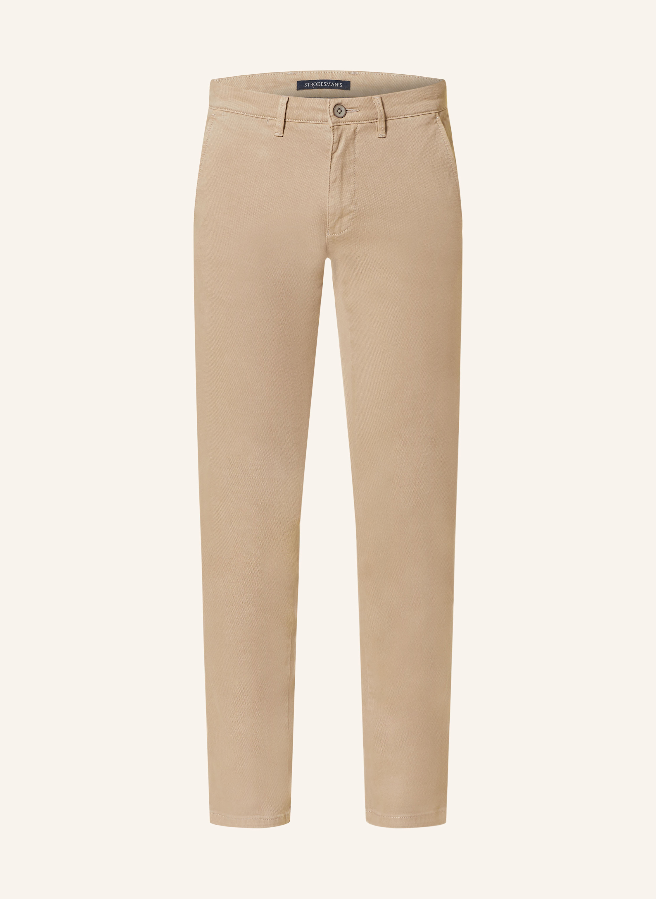 STROKESMAN'S Piqué-Chino Slim Fit