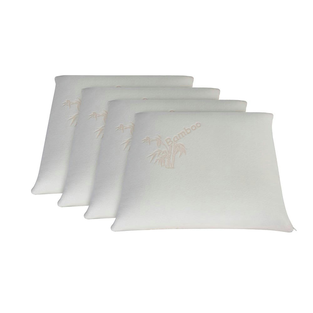 - Lot de 4 oreillers 60x60   Mémoire de forme