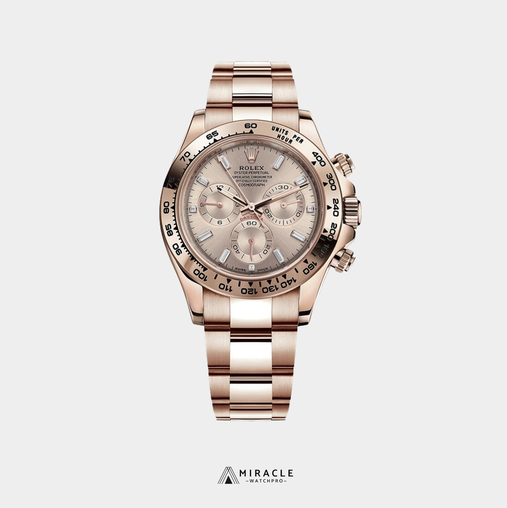 ROLEX-COSMOGRAPH DAYTONA-REF.M116505-0017-ELITE CLONE-40MM(Everose Gold)-Replica Watch