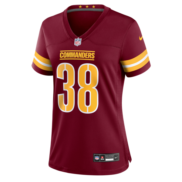 Chase Edmonds Washington Commanders Nike Women's Team Game Jersey -  Burgundy