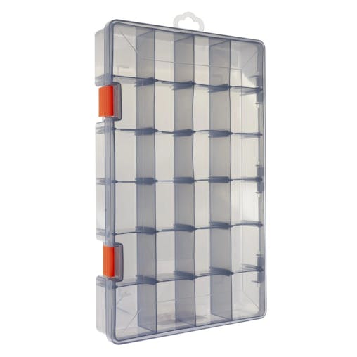 Jarvis Walker LB4000 Worm Proof Lure Tackle Box Adjustable Compartments