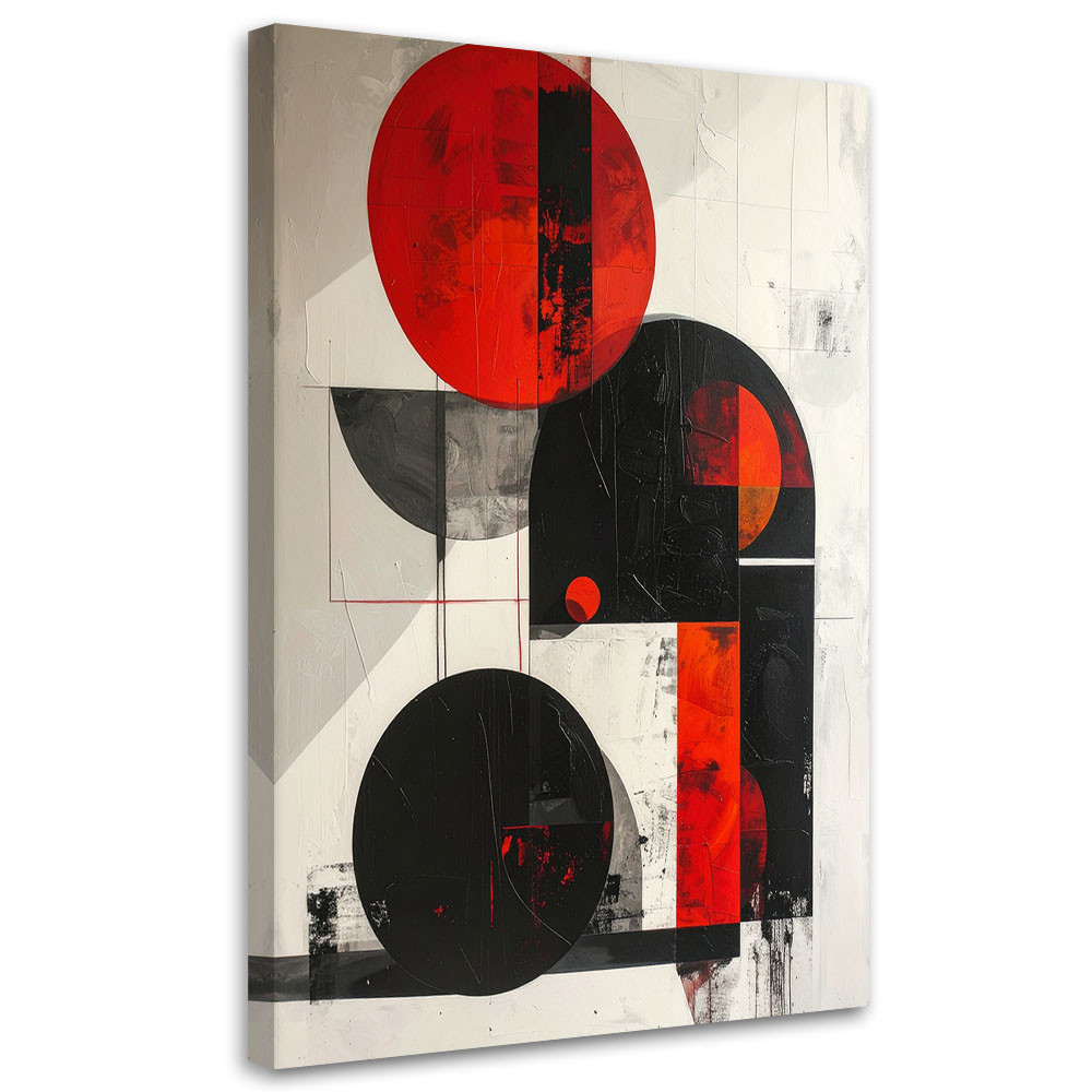 Obraz do salonu sypialni biura, Abstrakcja koła geometryczne 20x30