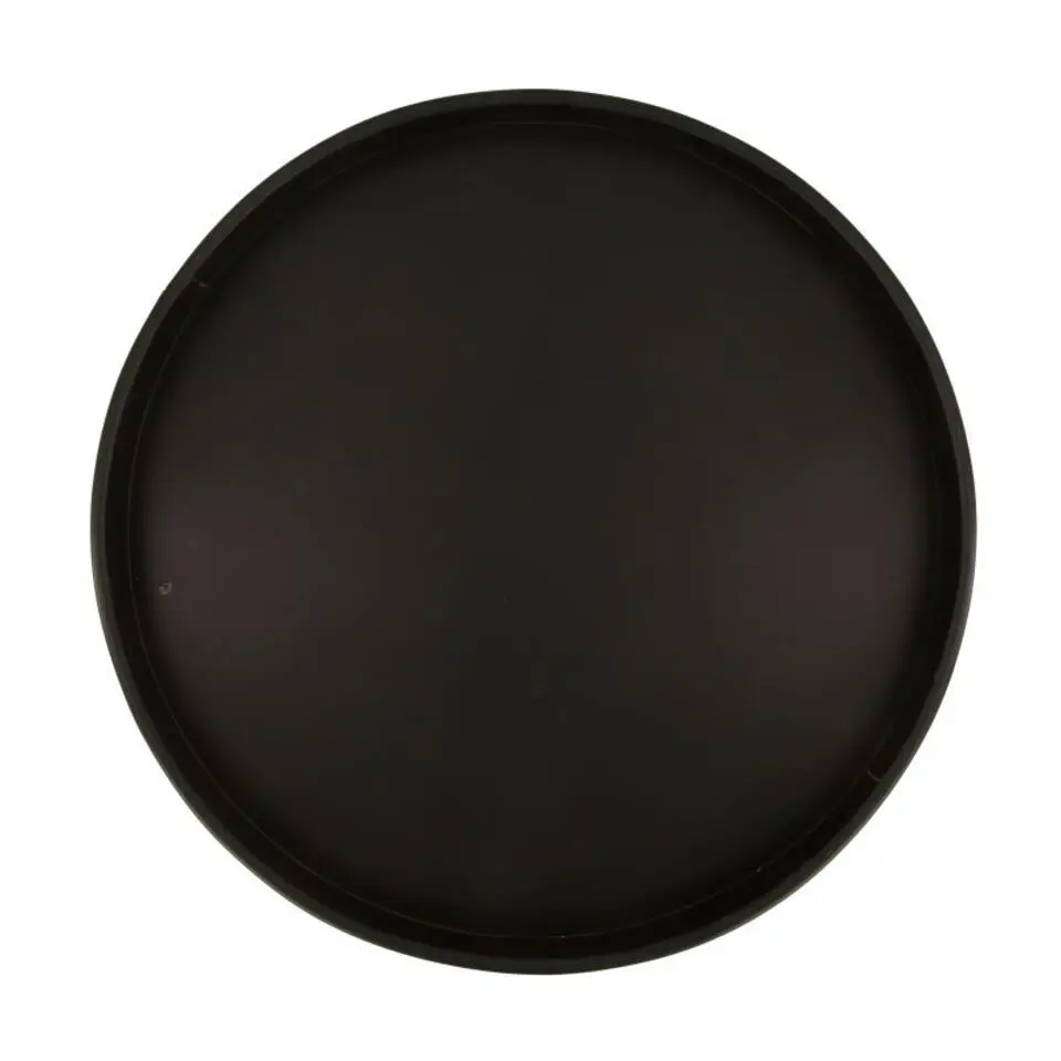 Dijk Natural Collections kaarsenbord - metaal - zwart - 57 x 4 cm