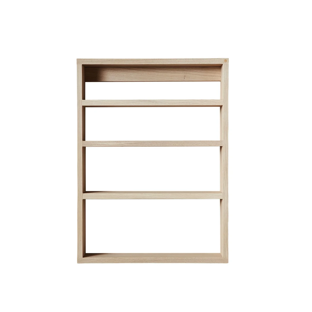 Andersen Furniture - A-Podium Shelf, 70 x 10 x 52 cm, Eiche weiß matt lackiert