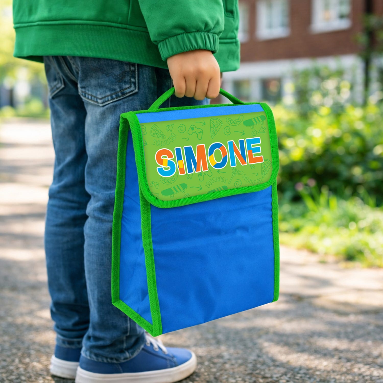 Zainetto bambino porta merenda nome Simone
