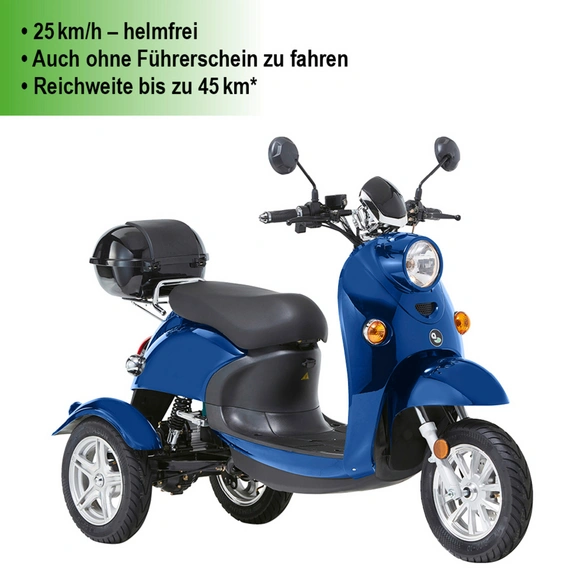 Elektromobil »Modena«, max. 25 km/h, Reichweite: 45 km, blau