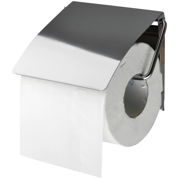 Toilettenpapierhalter, Eisen, glatt, verchromt