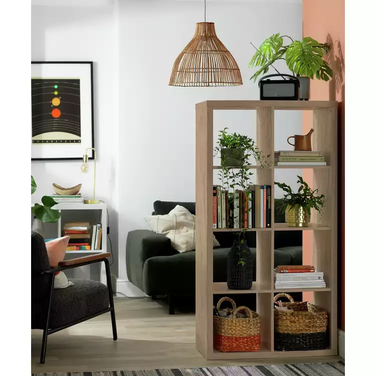 Habitat Squares Plus 8 Cube Storage Unit - Dark Oak