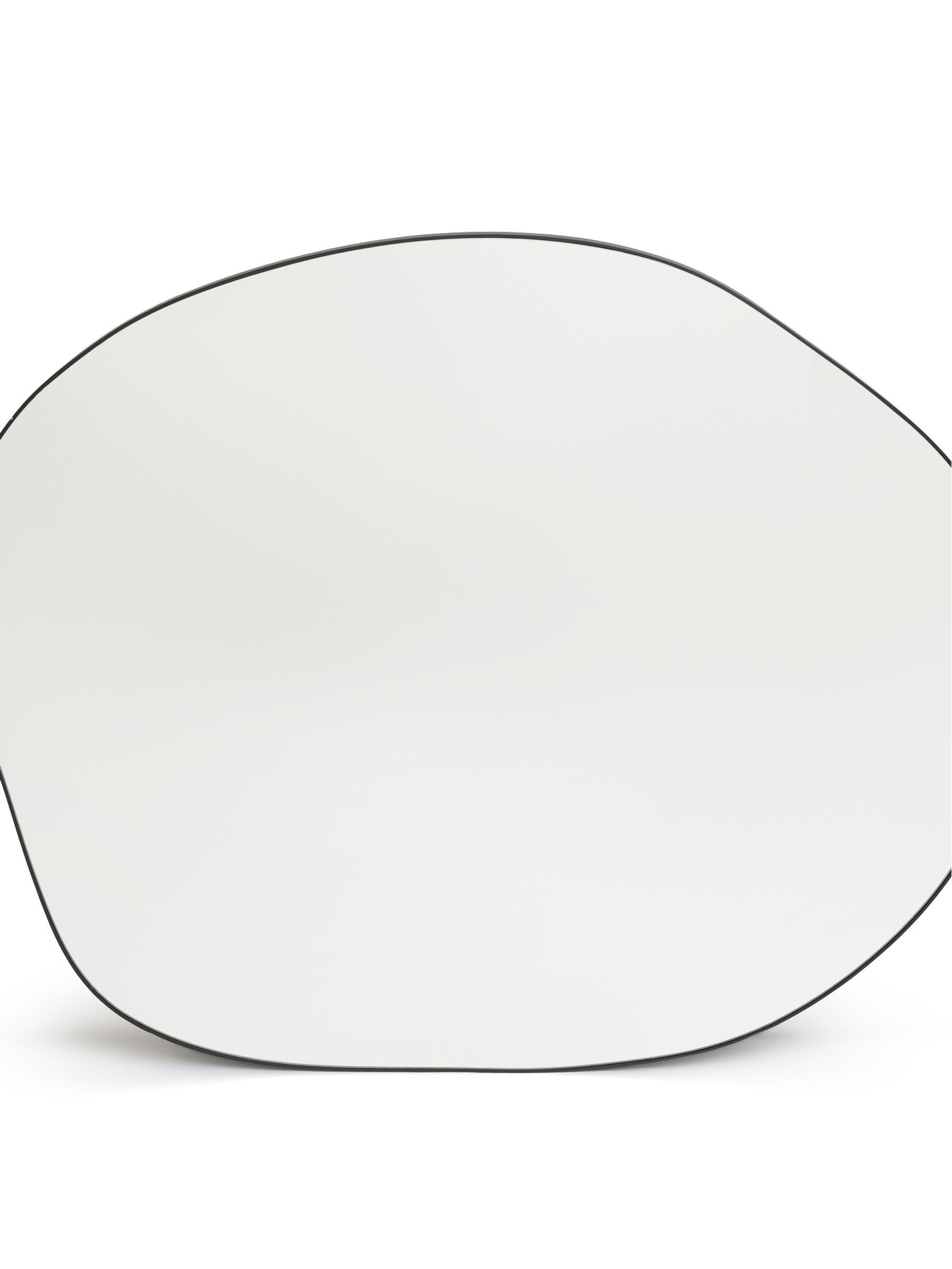 La Redoute Intérieurs Black Ornica 120 x 100cm Shaped Mirror