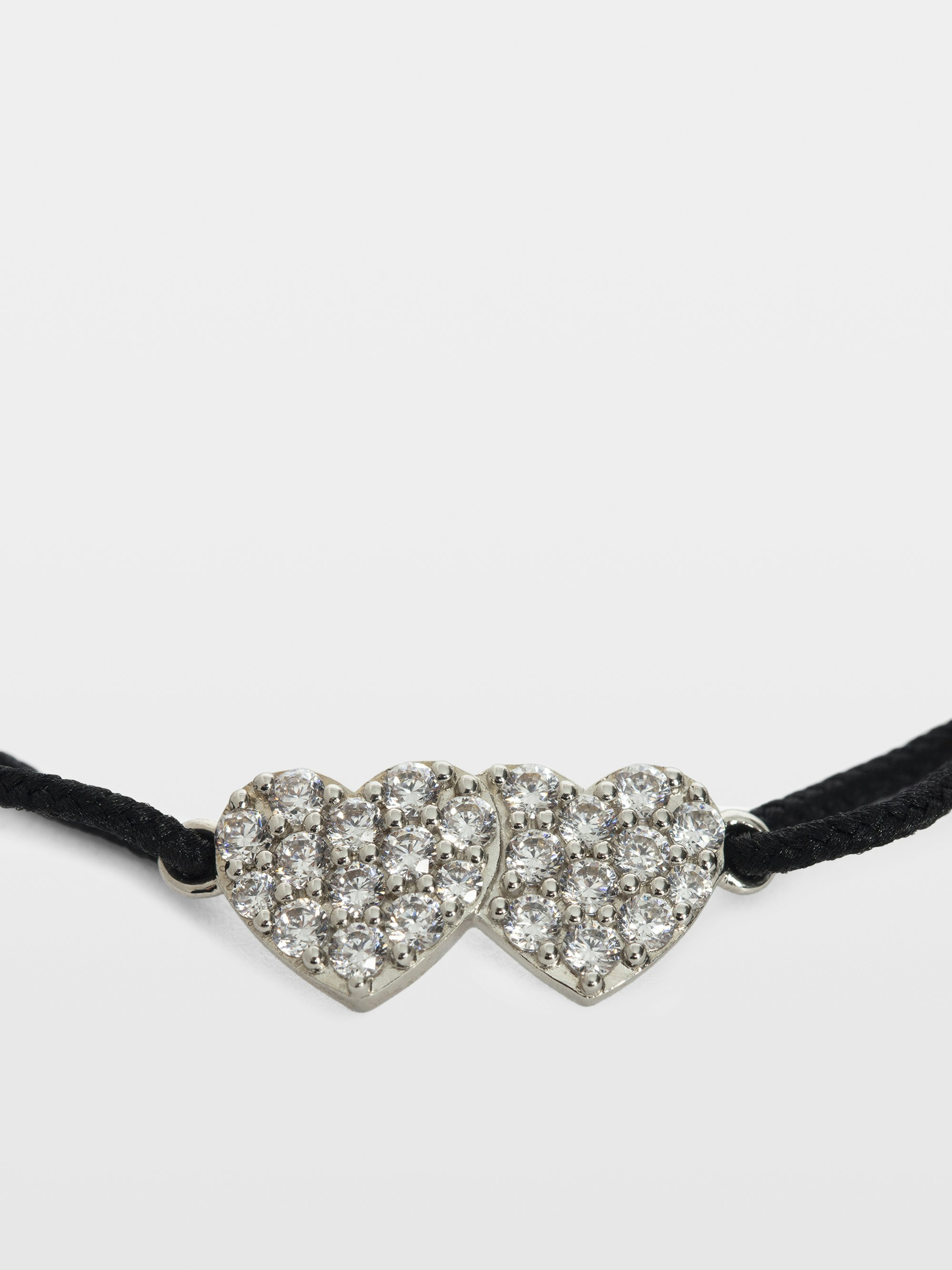 Bracelet Zadig Link Heart Strass