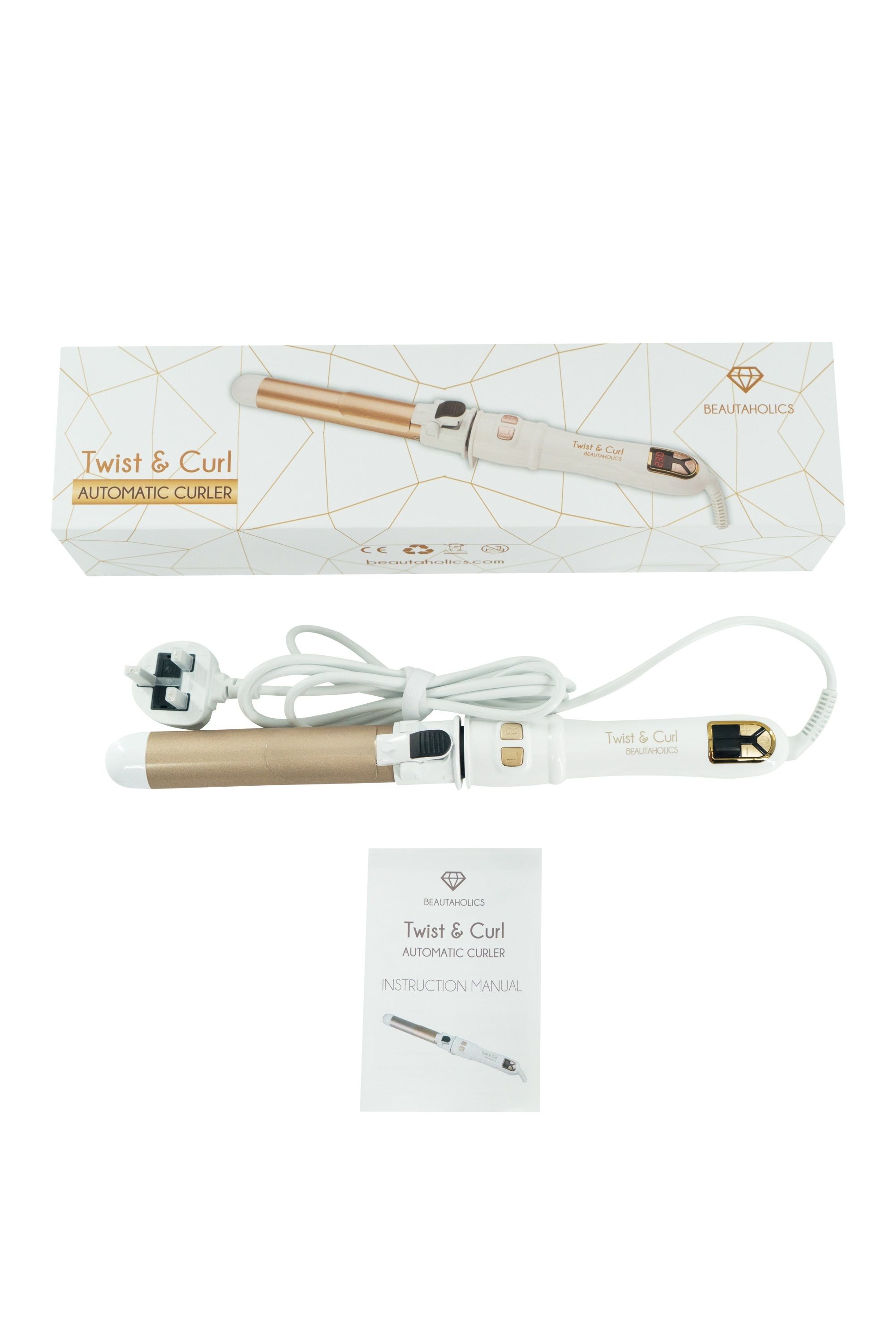 Beautaholics Twist & Curl Automatic Rotating Hair Curler