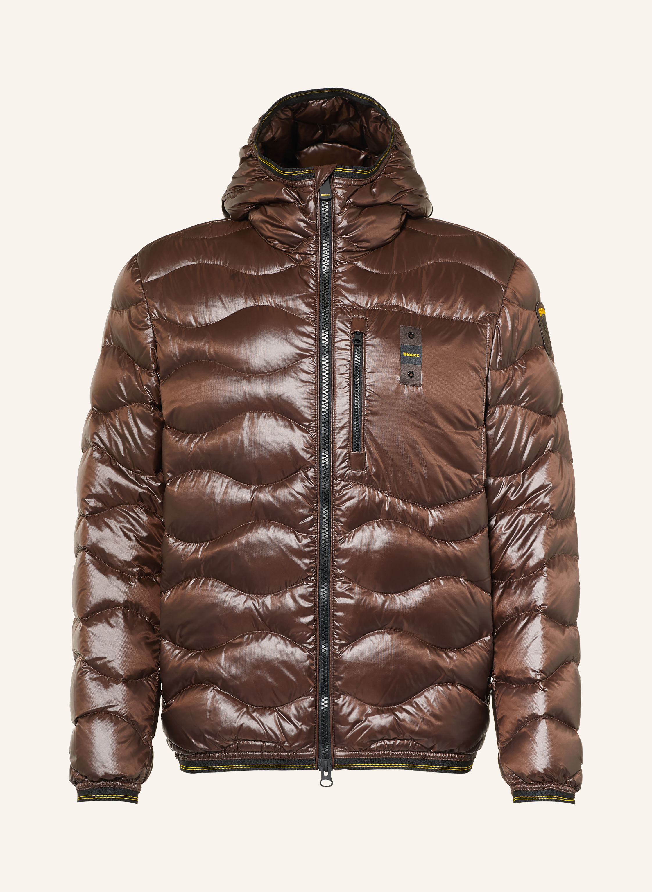 Blauer Daunenjacke WAVE