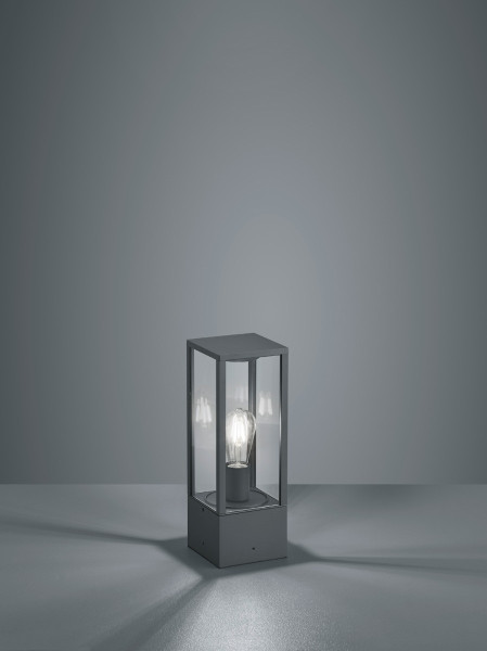 Lampa ogrodowa stojąca antracytowa GARONNE wys:40 cm 1xE27x60W IP44 Trio