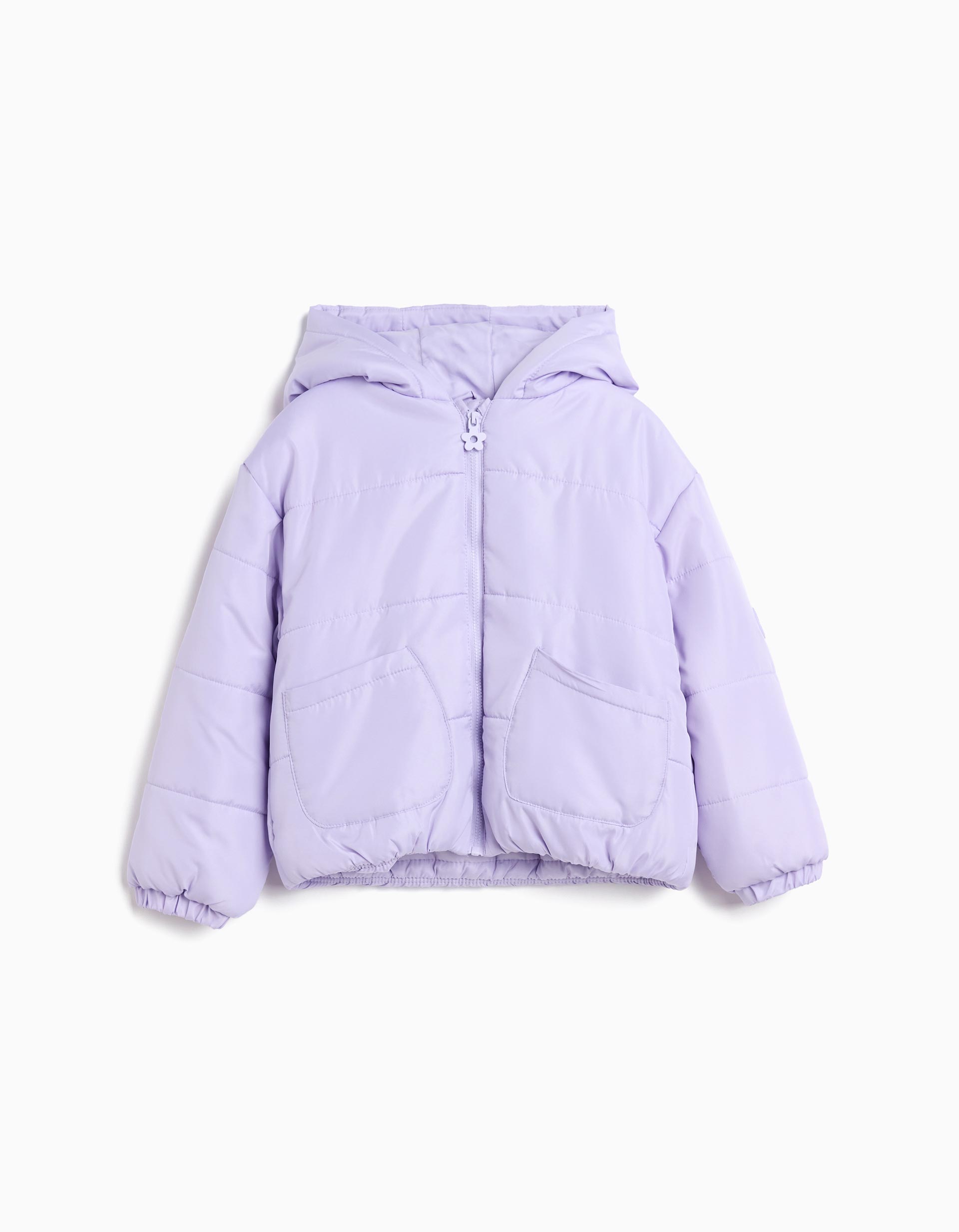 Casaco Acolchoado, Menina, Roxo Claro