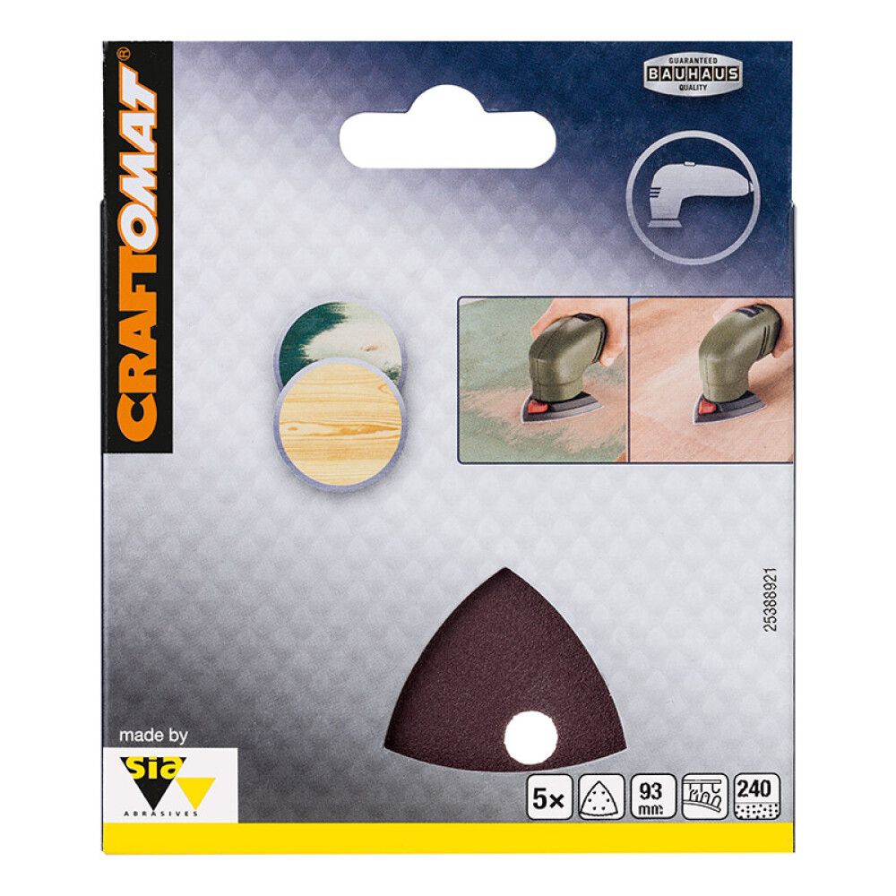 SLIPEBLAD CRAFTOMAT DELTA BFWP 93MM K240 5STK