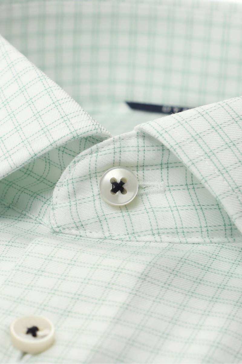 ETERNA Modern Fit Hemd hellgrün, Kariert