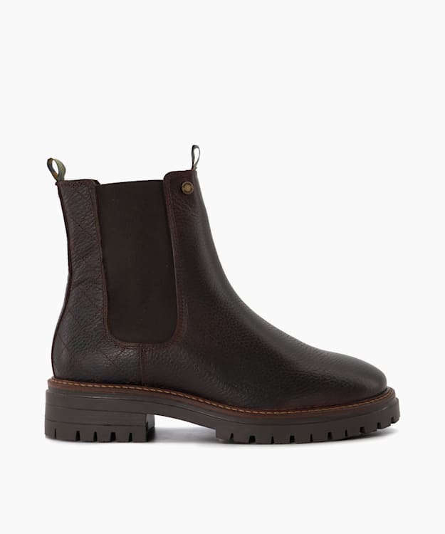 Evie Brown - Leather Chelsea Ankle Boots