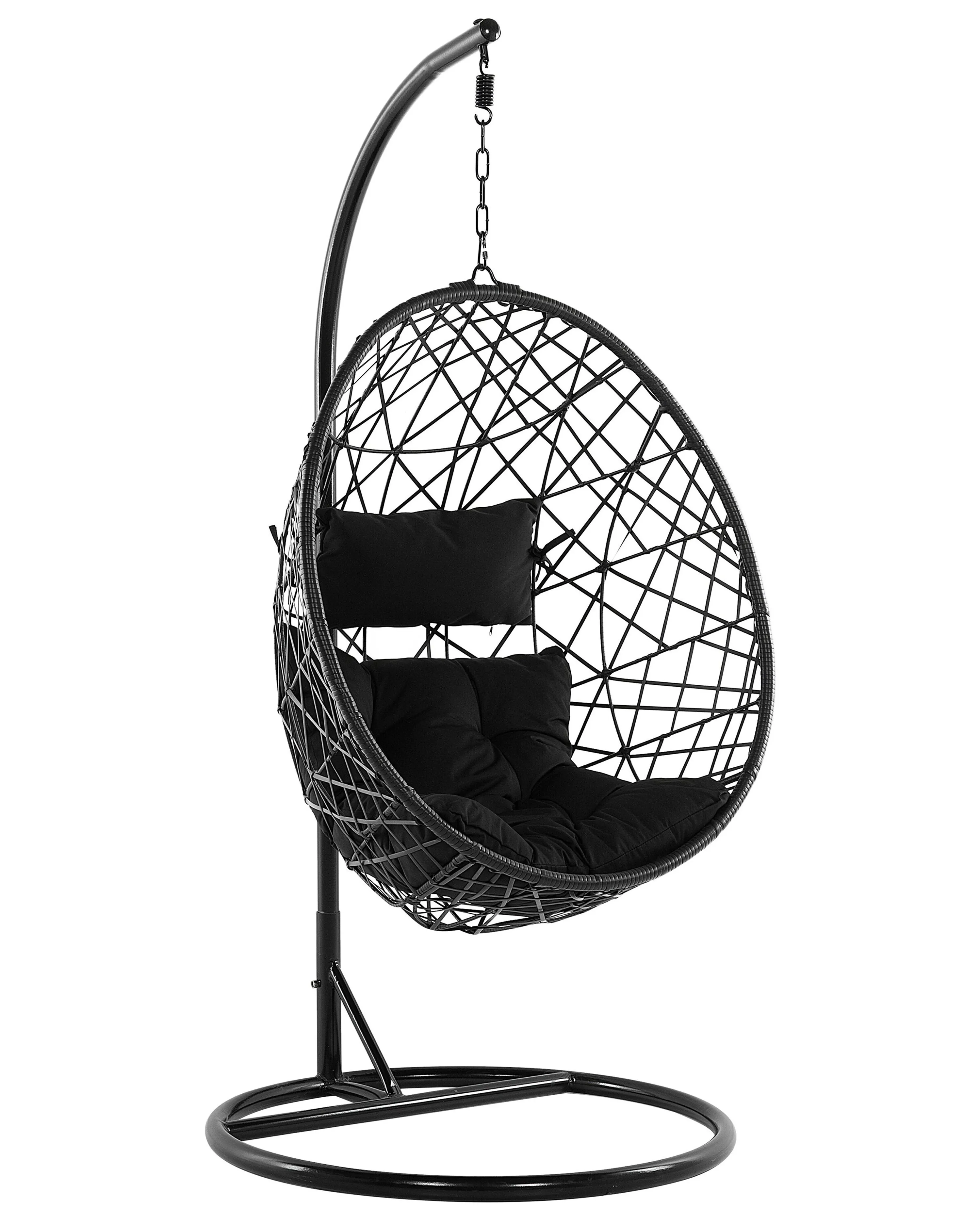 Hanging Chair ALATRI PE Rattan Black