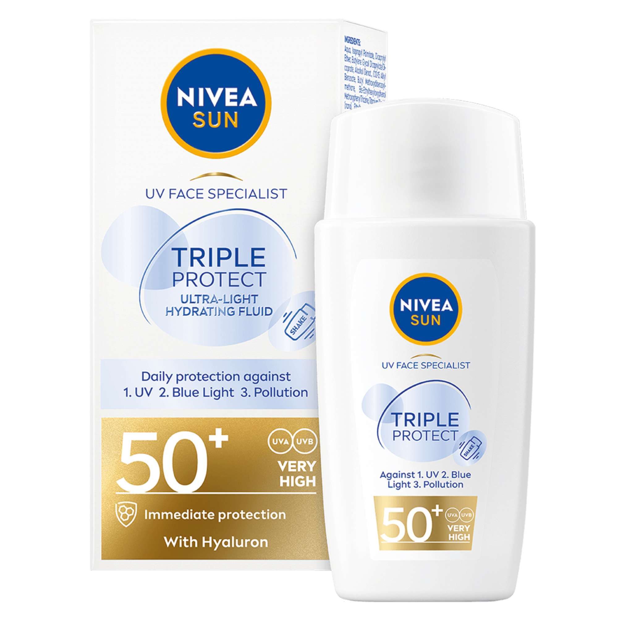 Nivea UV Face Specialist Triple Protect SPF50  Fluid 40ml