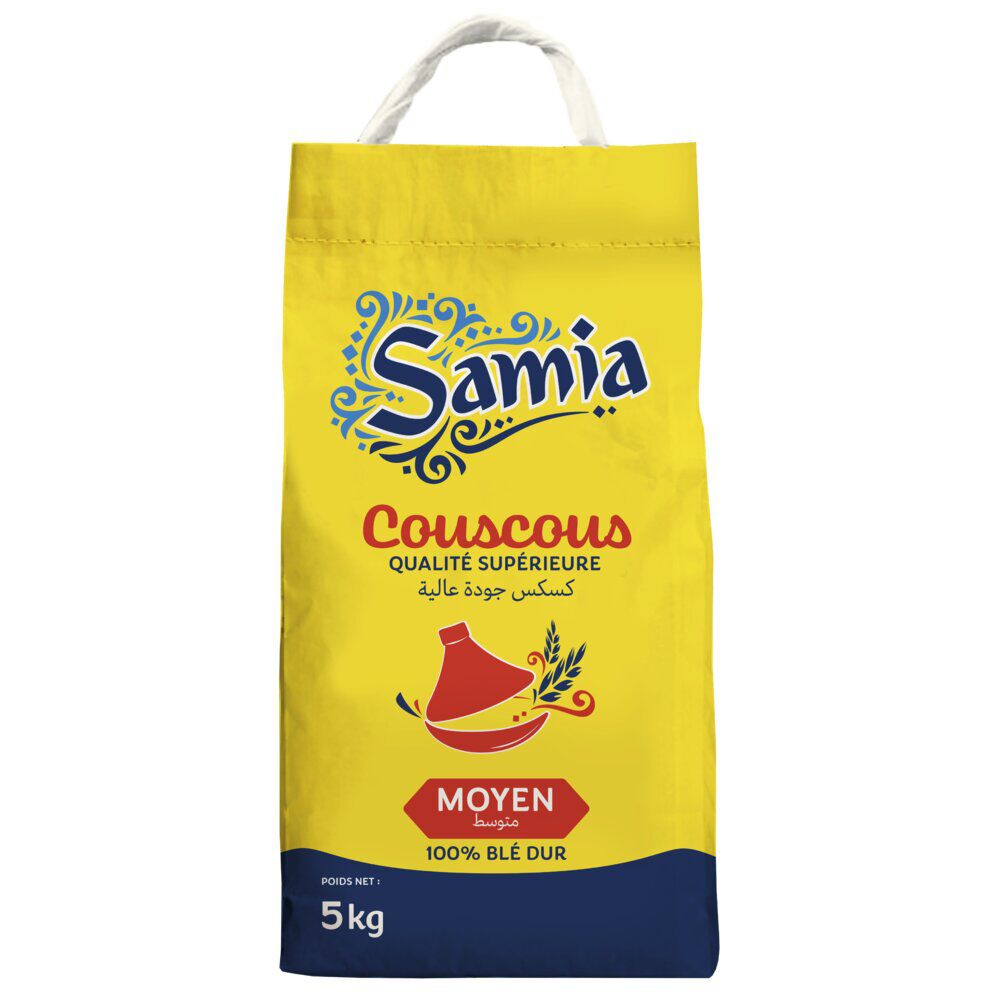 Couscous moyen Samia qualité supérieure 5kg