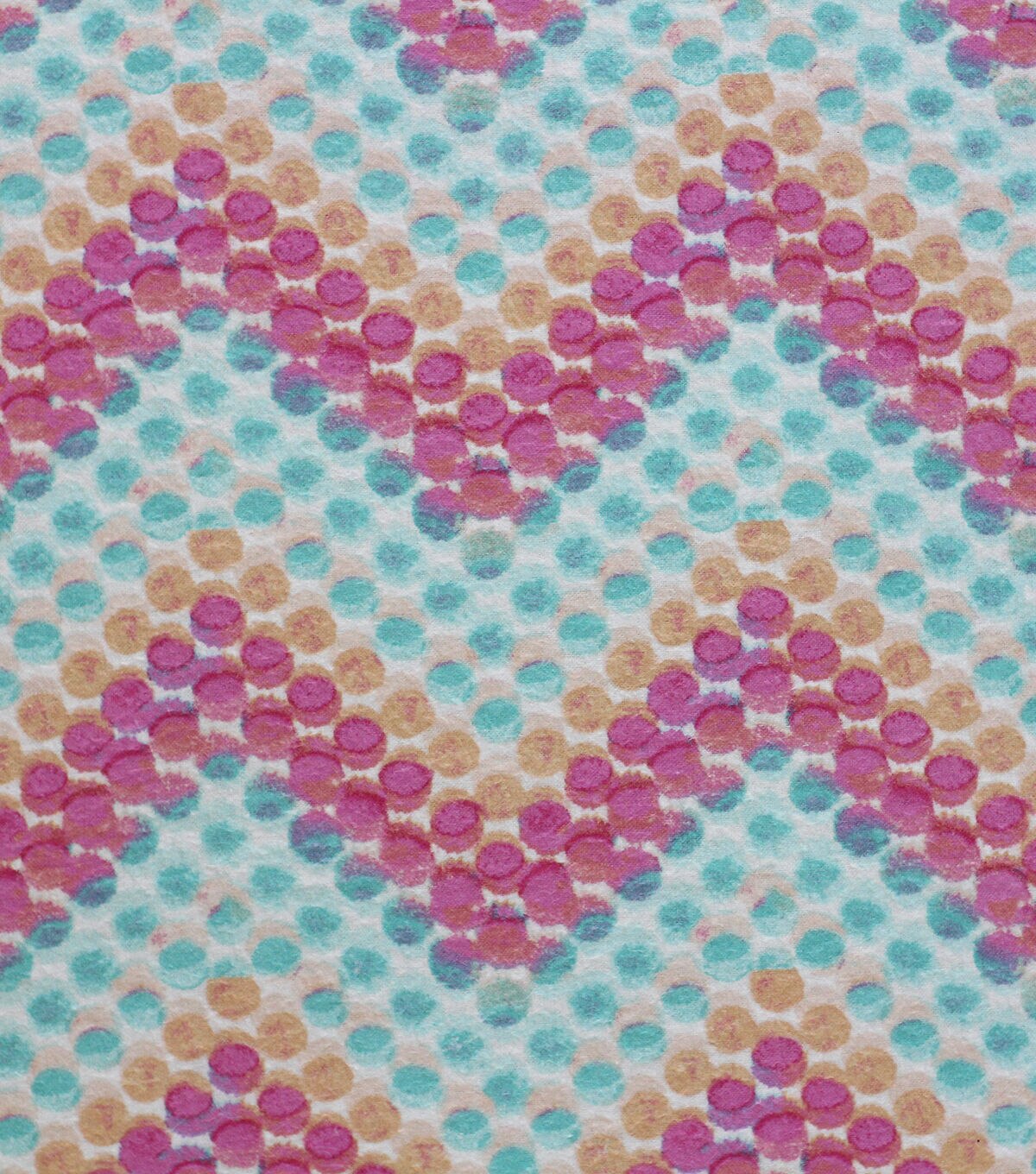 Dot Chevron Super Snuggle Flannel Fabric