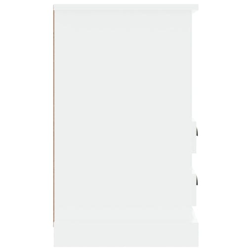 NNEVL Bedside Cabinets 2 pcs White 43x36x60 cm