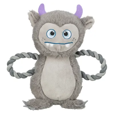 Trixie Monster with Rope Recycled Plush Toy