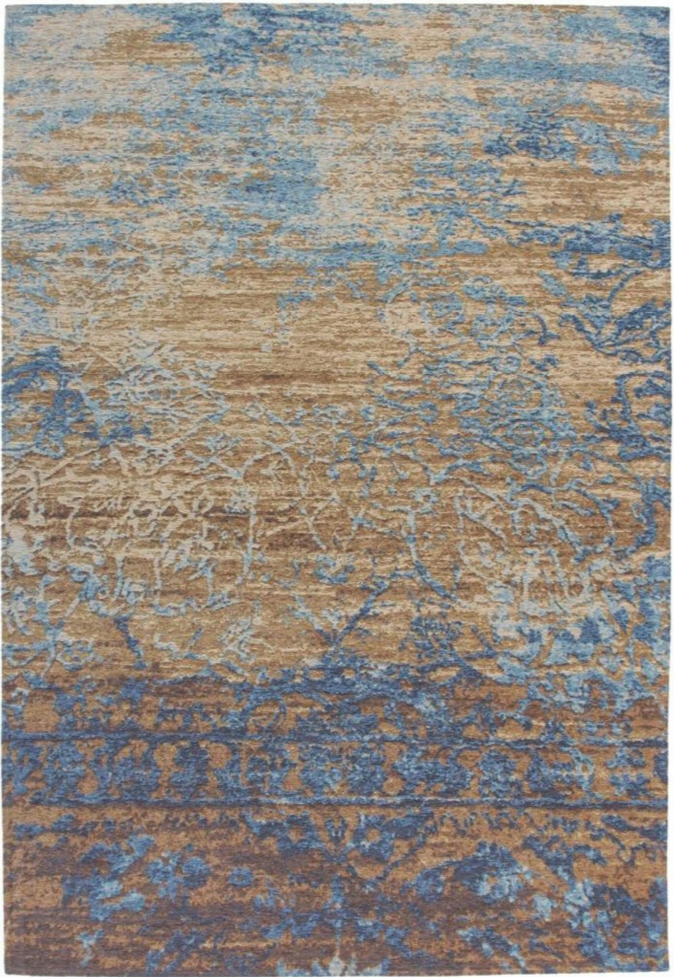 - Tapis tissé Polyester Bleu