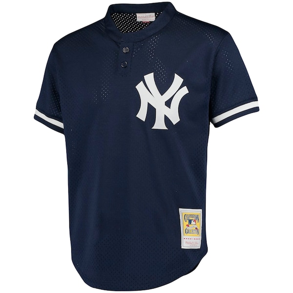 Mariano Rivera New York Yankees Cooperstown Collection Big & Tall Mesh Batting Practice Jersey - Navy