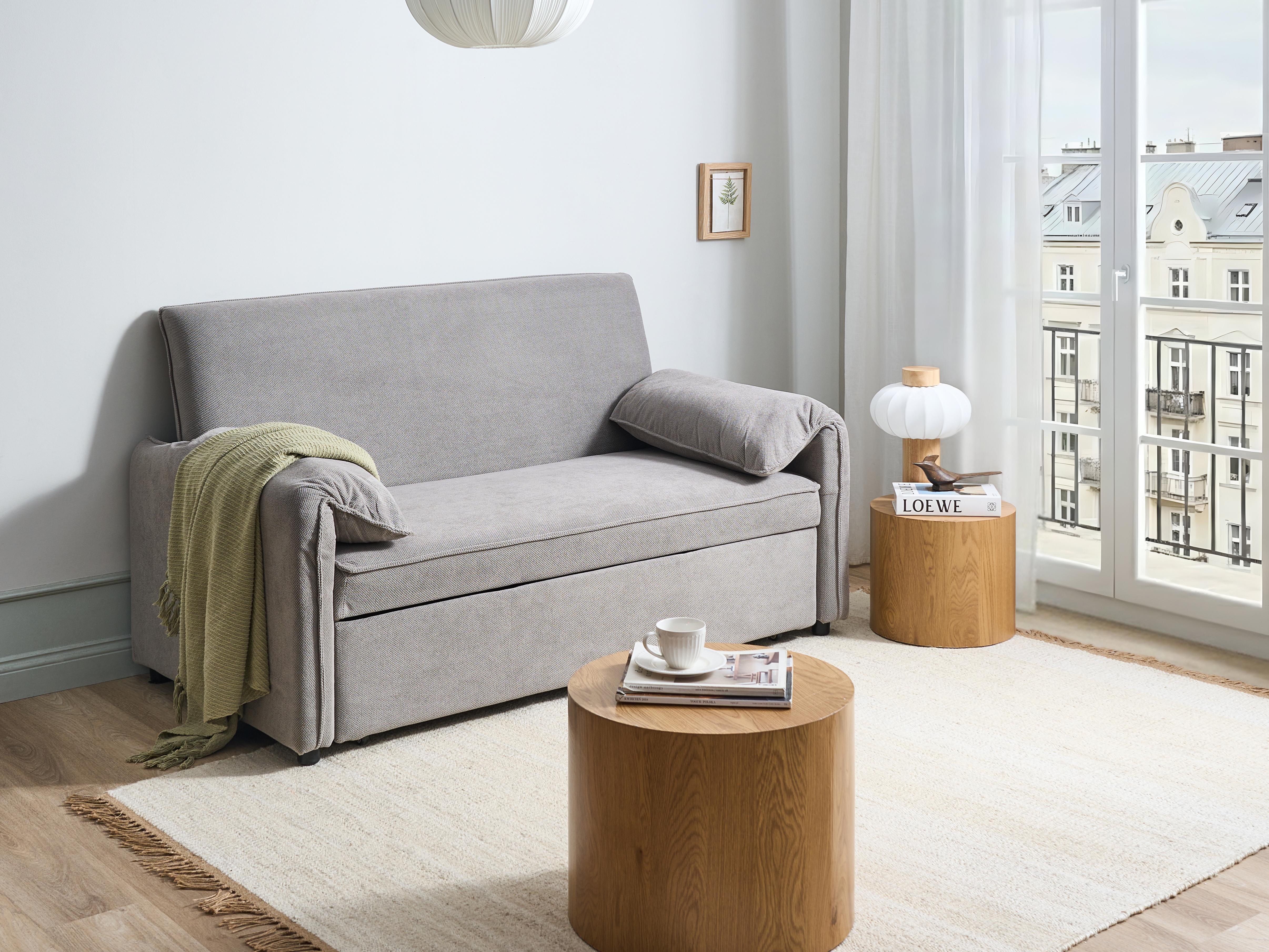 Sofa Bed HORMA Fabric Grey
