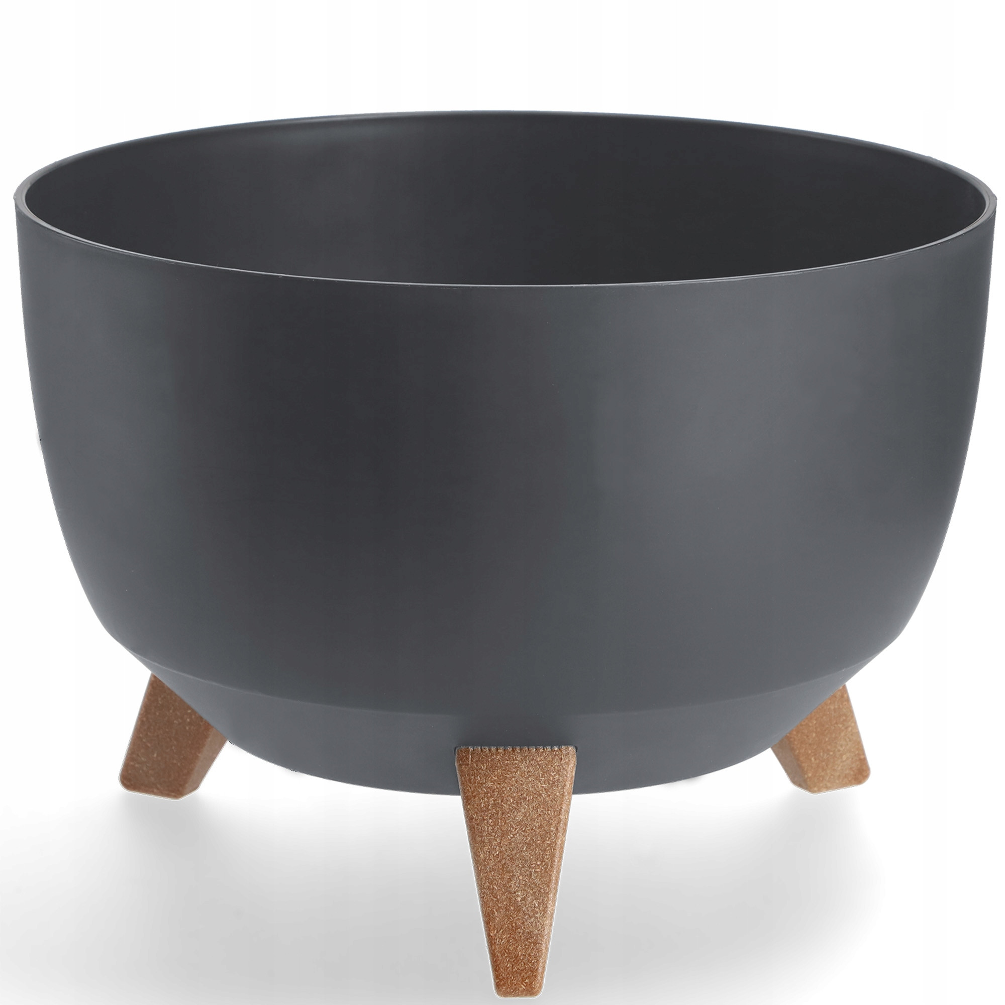 Kadax Doniczka Donica 33cm Wkład Osłonka Antracyt