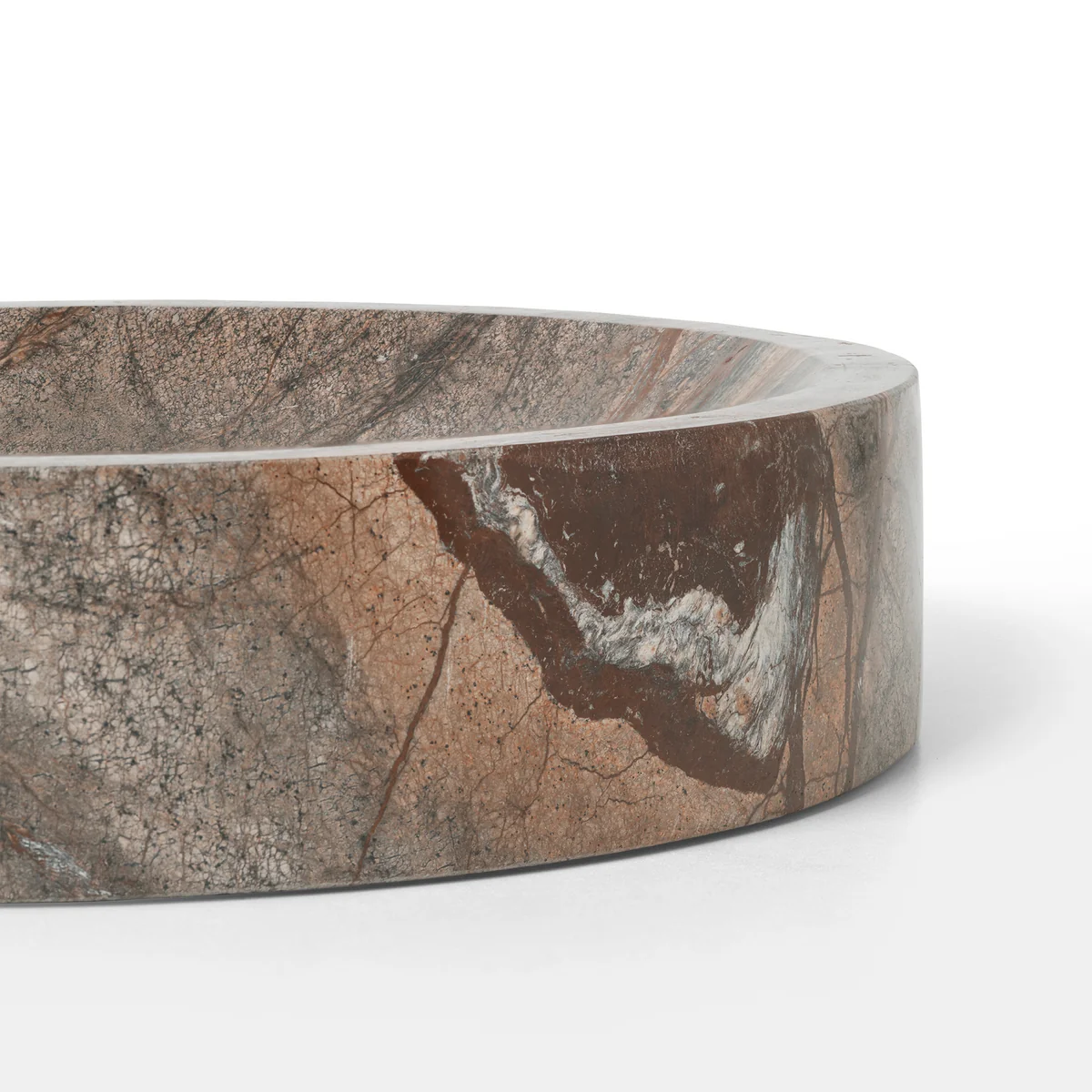 Ferm Living - Scape Schale, Marmor braun