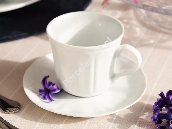 Serwis obiadowo - kawowy na 6 osób (30el.) Bogucice - Gino White 1228