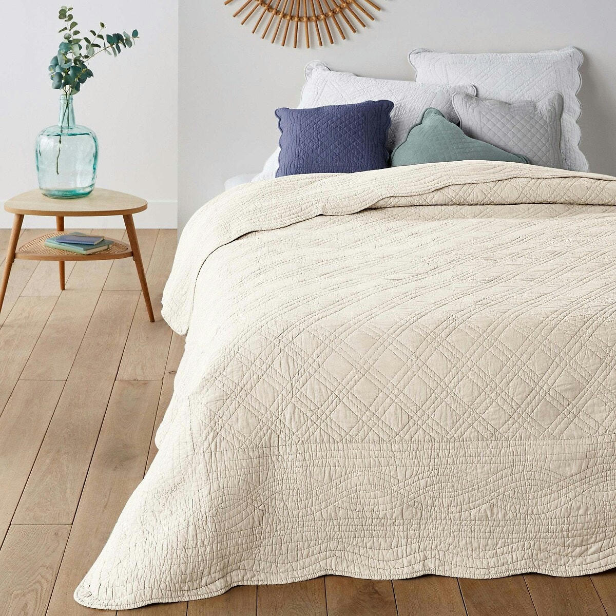 Housse de coussin matelassée coton, Scenario