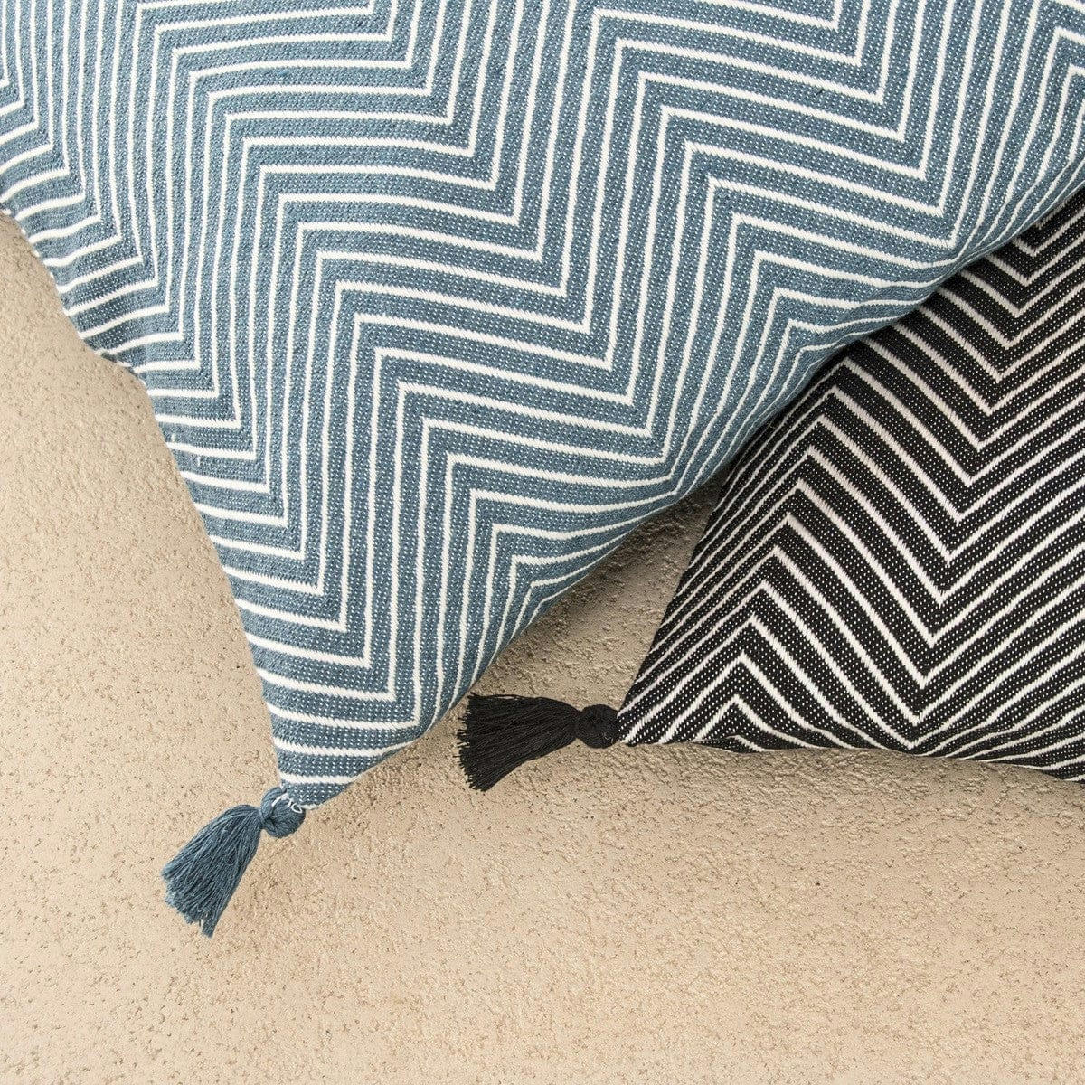 AMSTERDAM - Housse de coussin coton  50x50 vert kaki