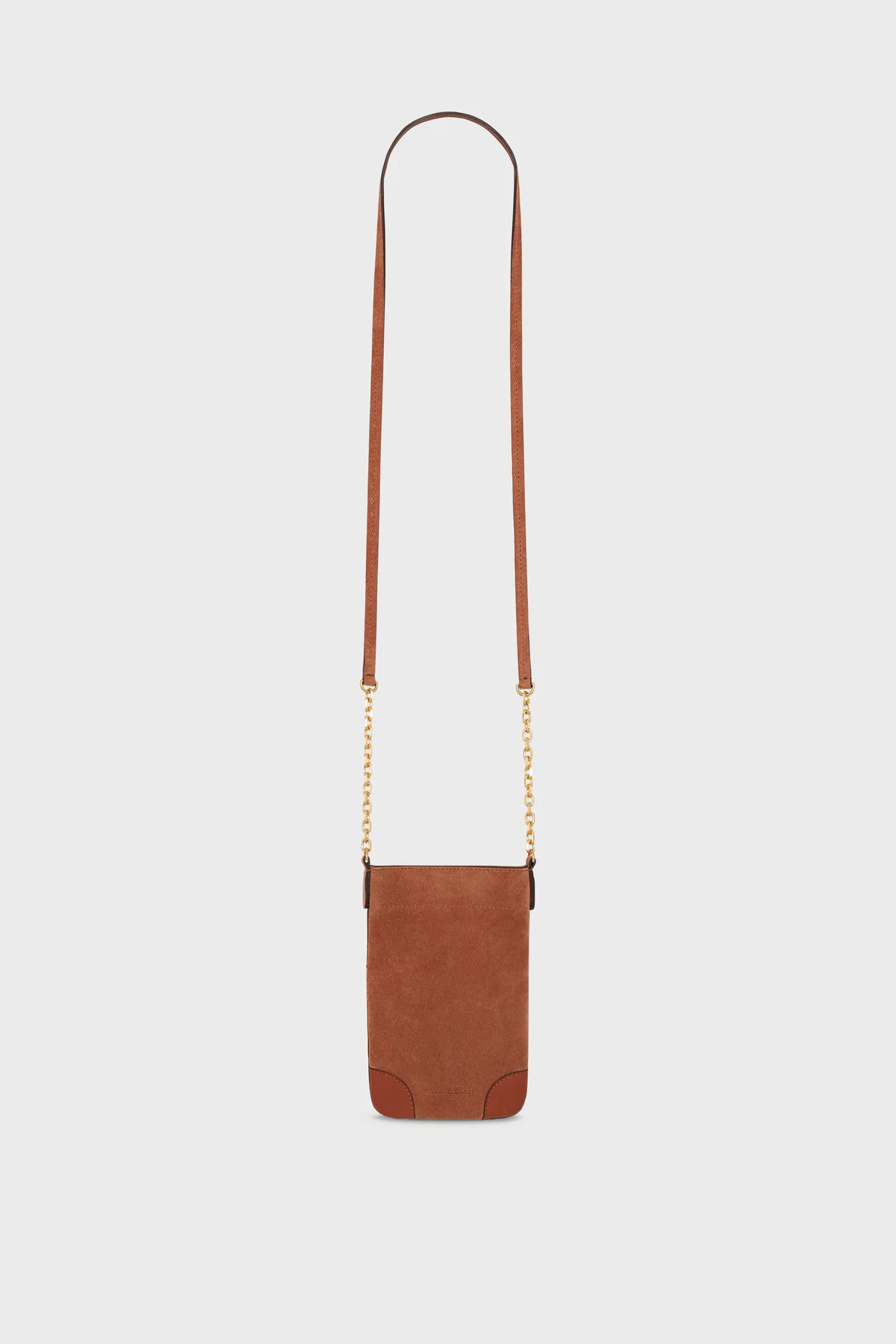 Porte téléphone en cuir velours - LE CHARLOTTE PHONE