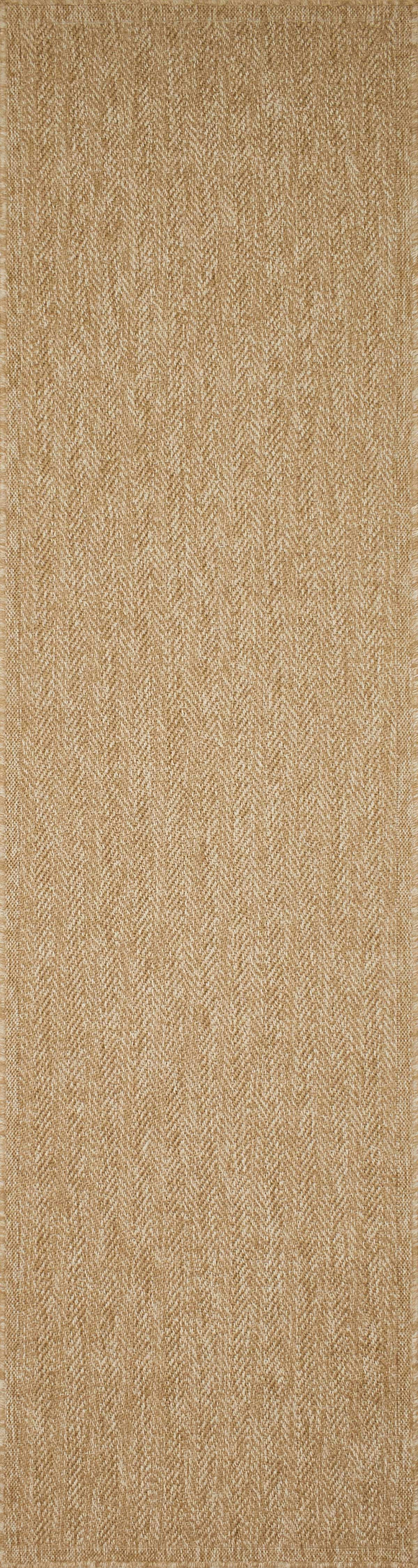 NATURE - Tapis intérieur et extérieur aspect jute beige chevron 60x180