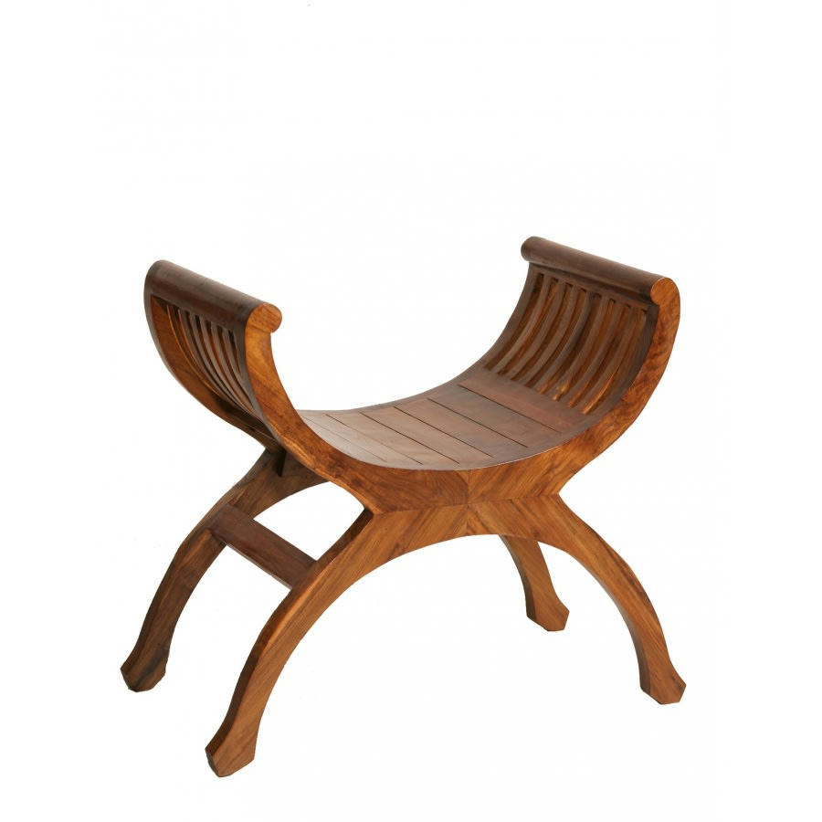 AYAN - Tabouret/Yuyu 1 place en teck