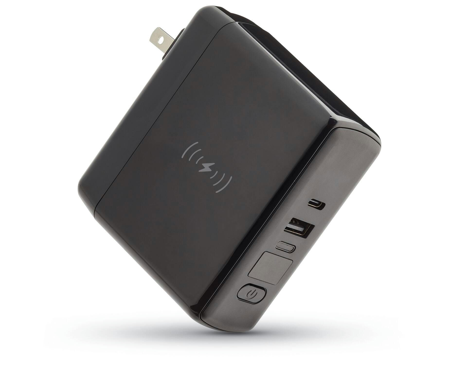 Bluehive 3-in-1 Wall Charger, Power Bank & Wireless Charger