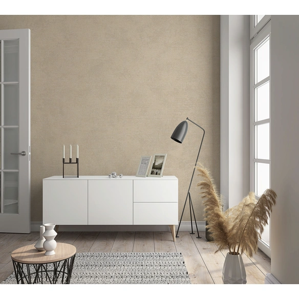 Vliestapete »Shades«, Uni, beige