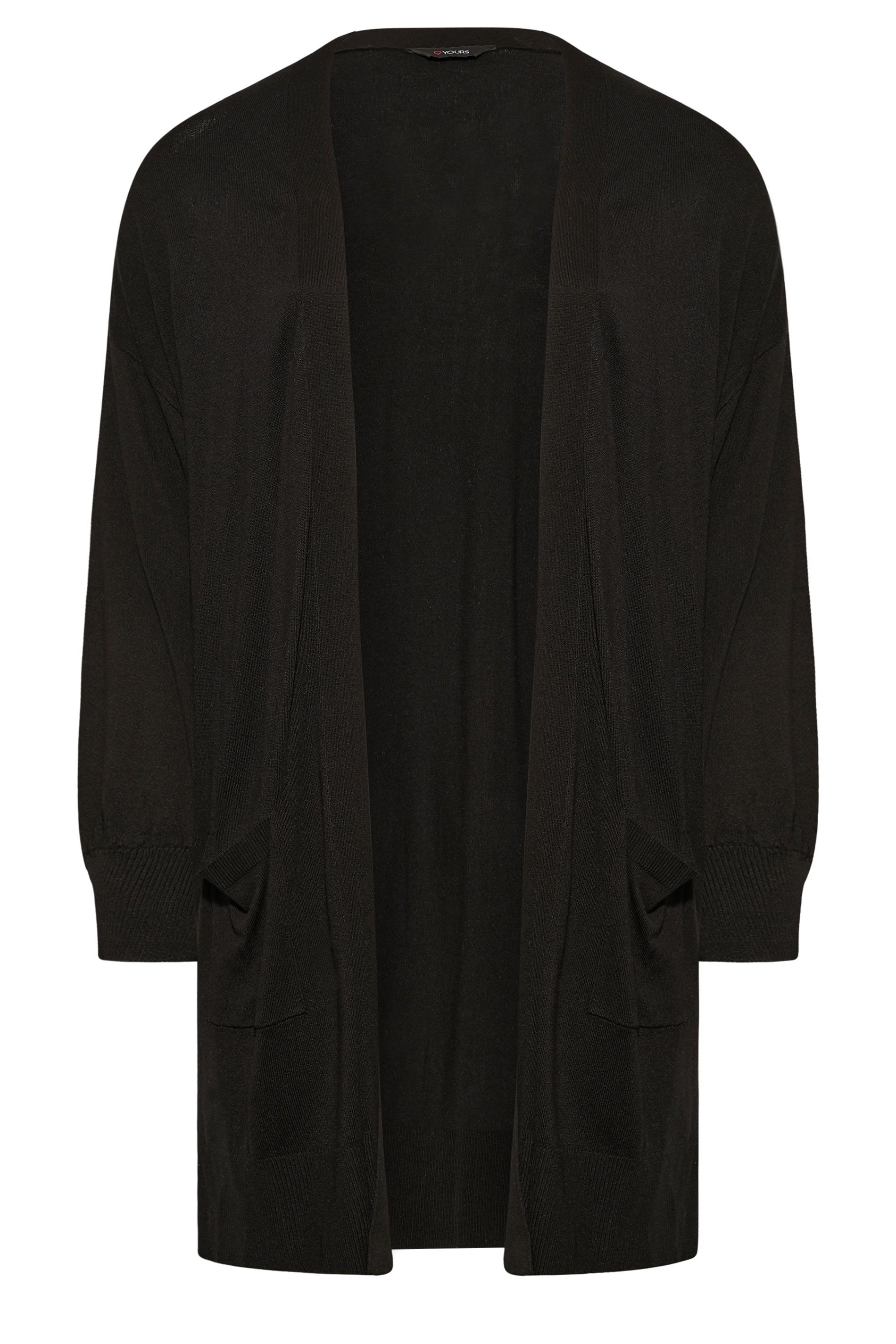 Yours Balloon Sleeve Fine Knit Cardigan