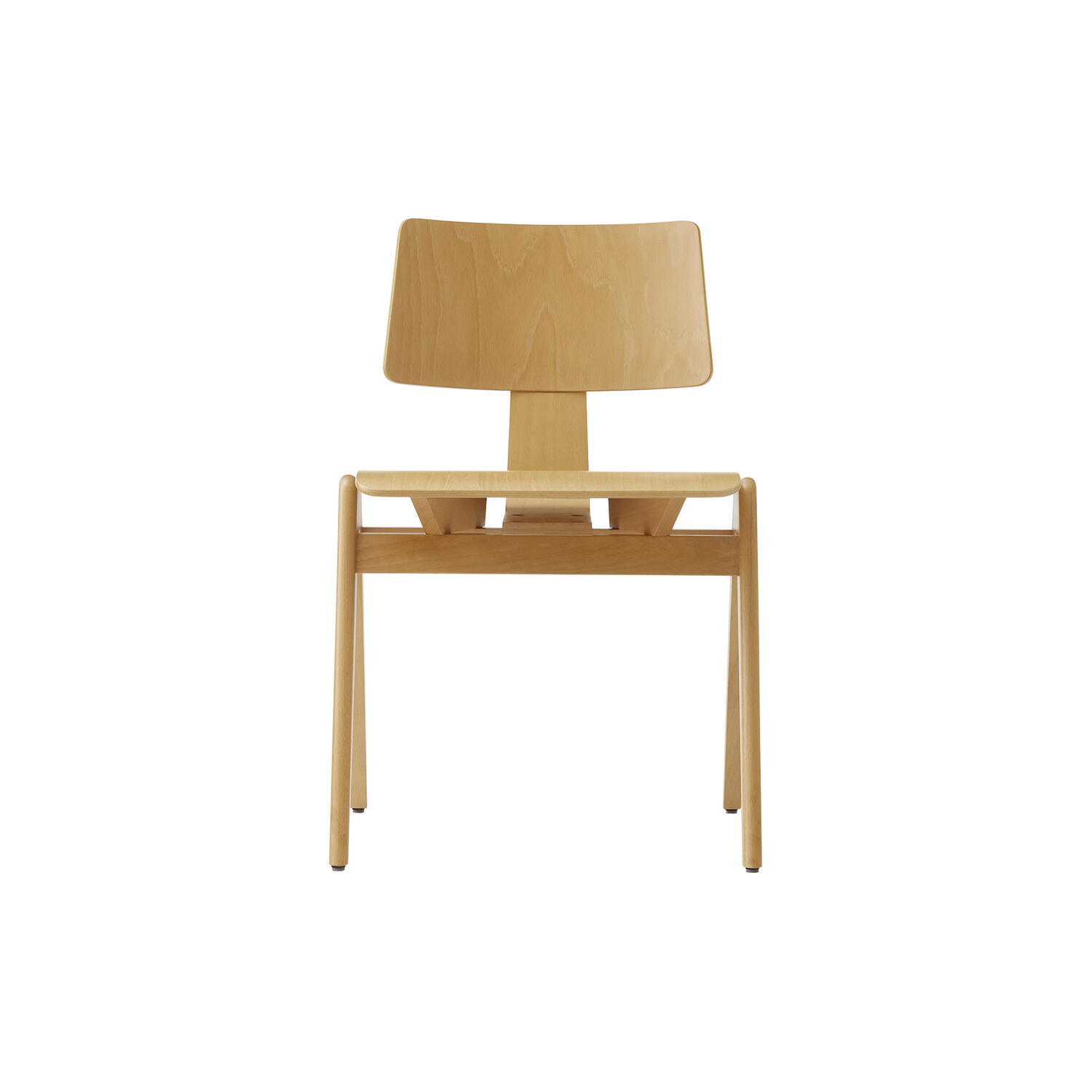 Daystak RD1 Side Chair, beech